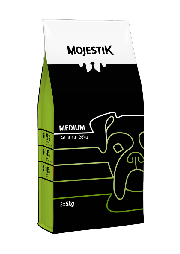 Mojestik Medium Premium Τροφή Σκύλου 15kg