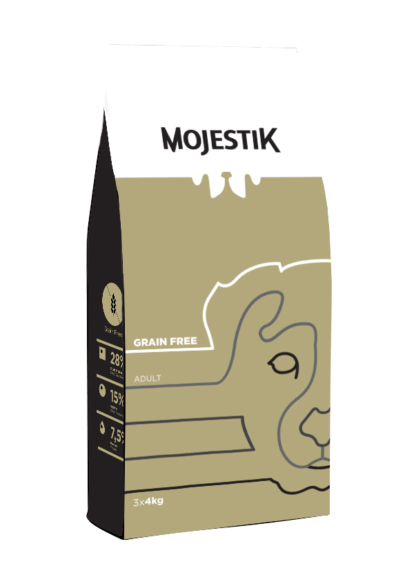 Mojestik Grain Free Adult Τροφή Σκύλου με Κοτόπουλο και Ψάρι 12kg