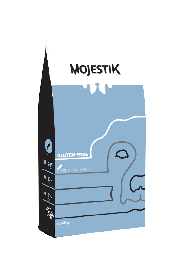Mojestik Gluten Free Sensitive Adult  με Πάπια  12kg