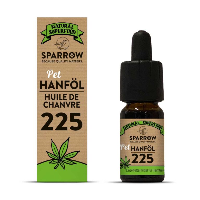 Sparrow Pet Hemp Oil 225 10 ml Συμπλήρωμα τροφής