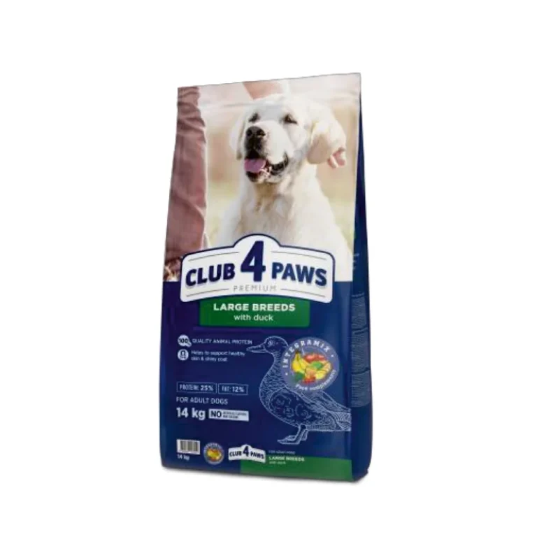 CLUB 4 PAWS  ADULT Large Breeds με ΠΑΠΙΑ   14KG