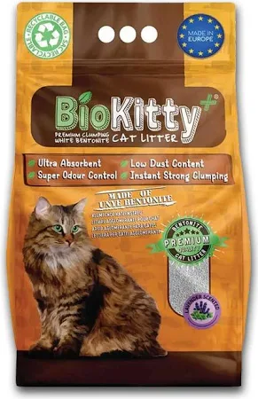 BioKitty Clumping Cat Litter Lavender 10lt