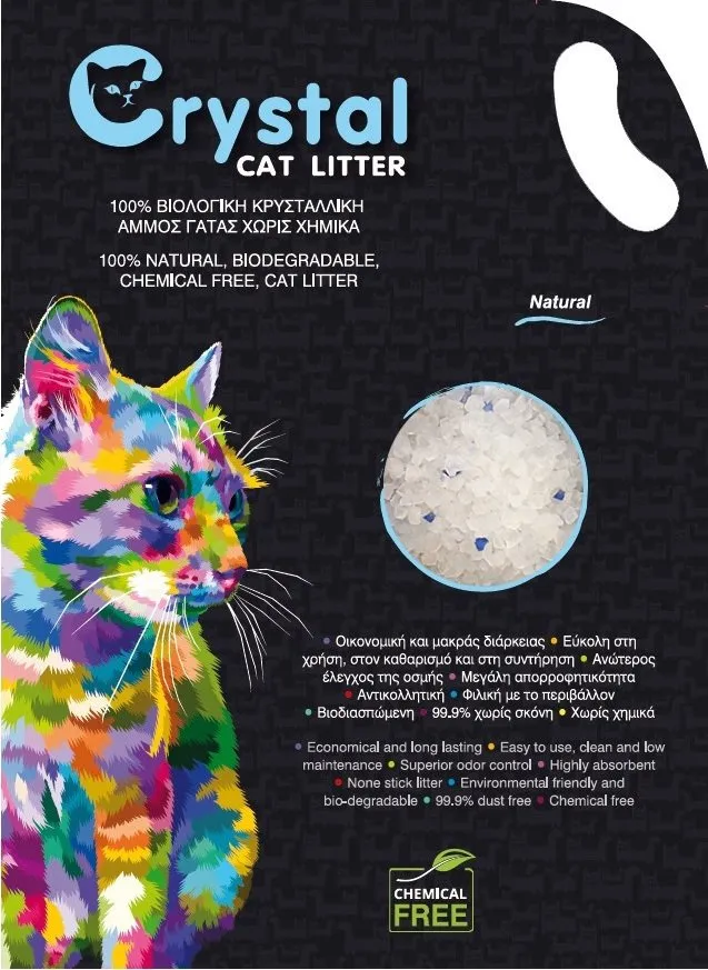 Crystal Cat Litter - Natural 10Lt