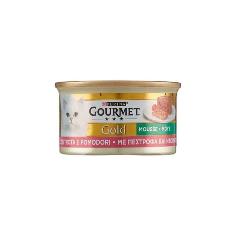 GOURMET GOLD Μους Πέστροφα-Ντομάτα 85gr