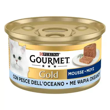 GOURMET GOLD Μούς με ΨΑΡΙΑ ΩΚΕΑΝΟΥ 85gr