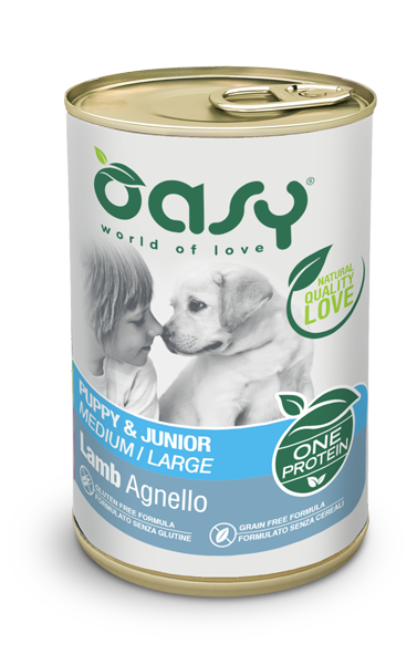 ONE PROTEIN  Puppy & Junior Medium-Large  Lamp 400gr