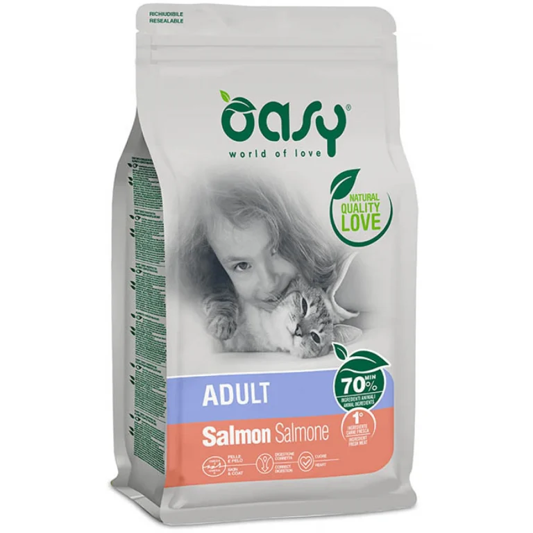 Oasy Cat Adult Salmon 1,5kg