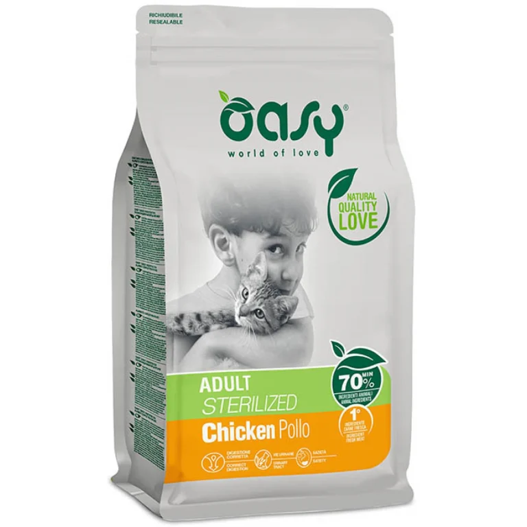 Oasy Cat Sterilised Adult Chicken 1.5kg