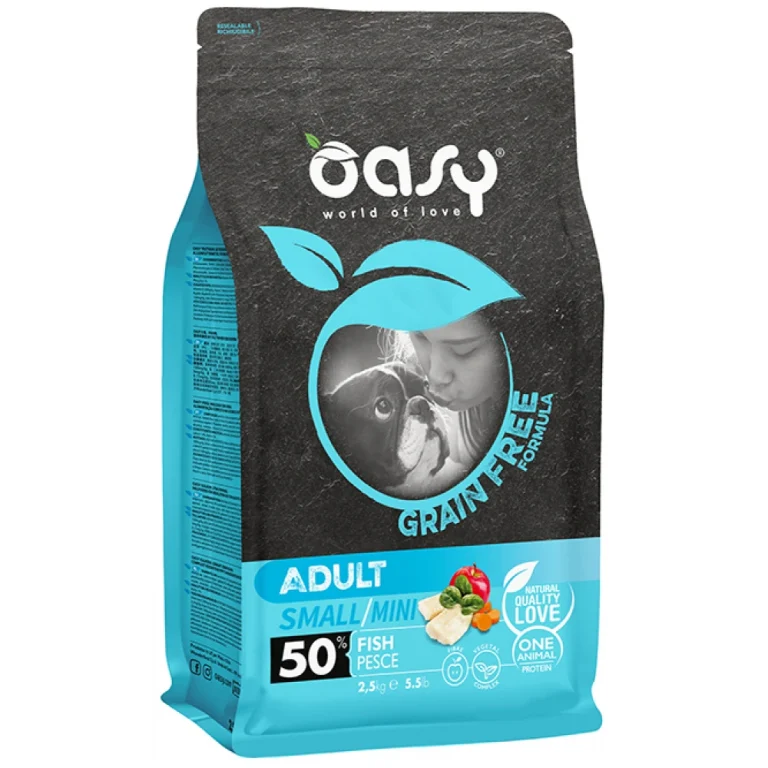 Oasy Dry Dog Grain Free Adult Small - Mini Fish 2,5kg