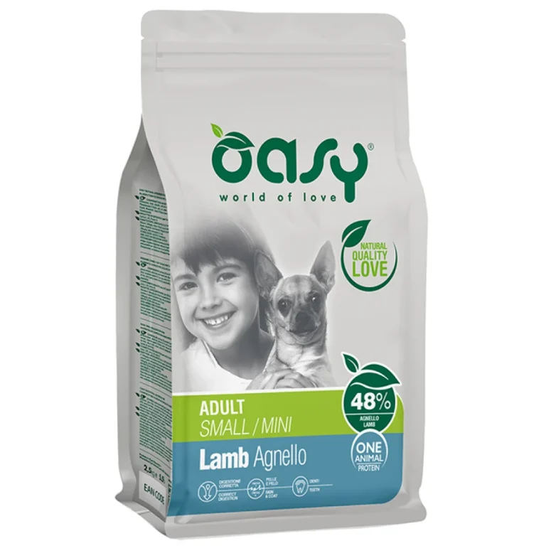 Oasy Dry Dog One Animal Protein Adult Small - Mini Lamb 2,5kg
