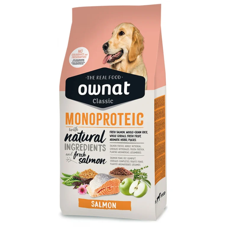 Ownat Classic Monoproteic Adult Σολομός 4kg για Σκύλους με Αλλεργίες