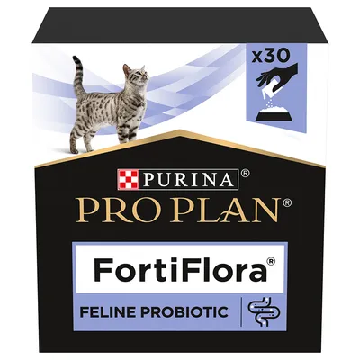 PURINA PRO PLAN  Fortiflora feline Probiotic  CAT x 30τεμ.(1,20/φακελάκι)