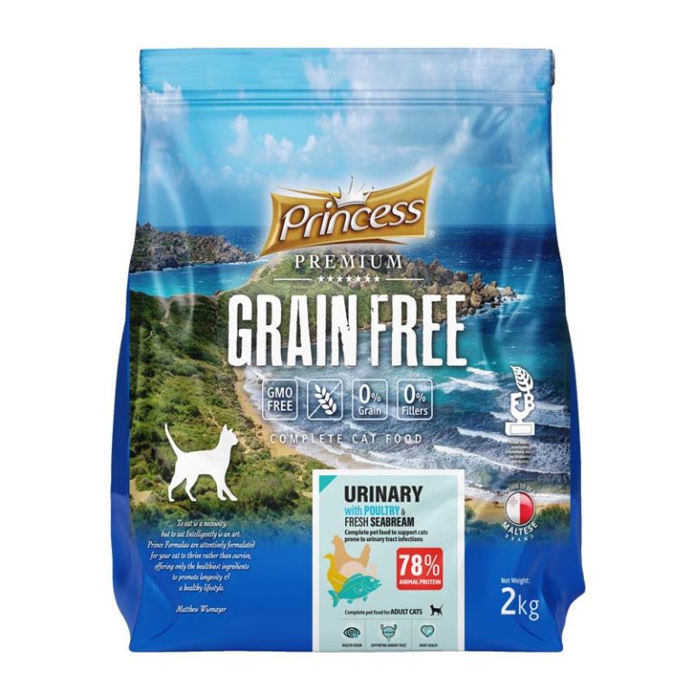 Princess Urinary Grain Free with Poultry & Fresh Seabream 2kg