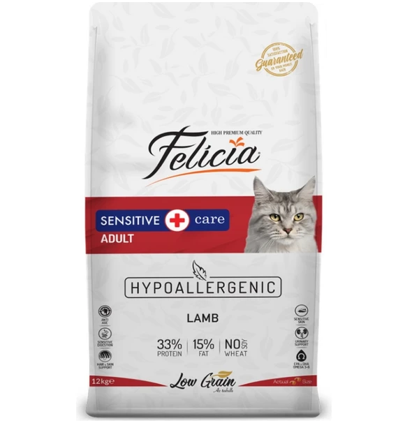 Felicia Sensitive -Low Grain With Lamb 12kg