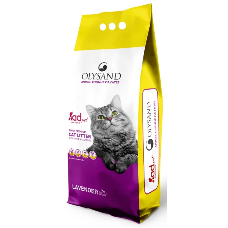 Άμμος Γάτας Olysand Λεβάντα 5lt