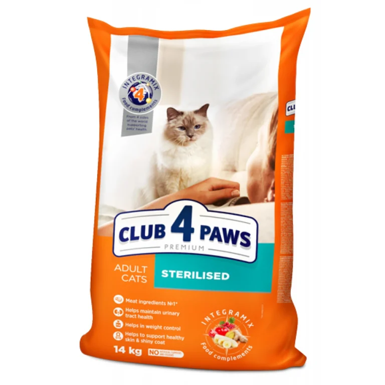 Club 4 Paws cat Premium Sterilized με Κοτόπουλο    14kg