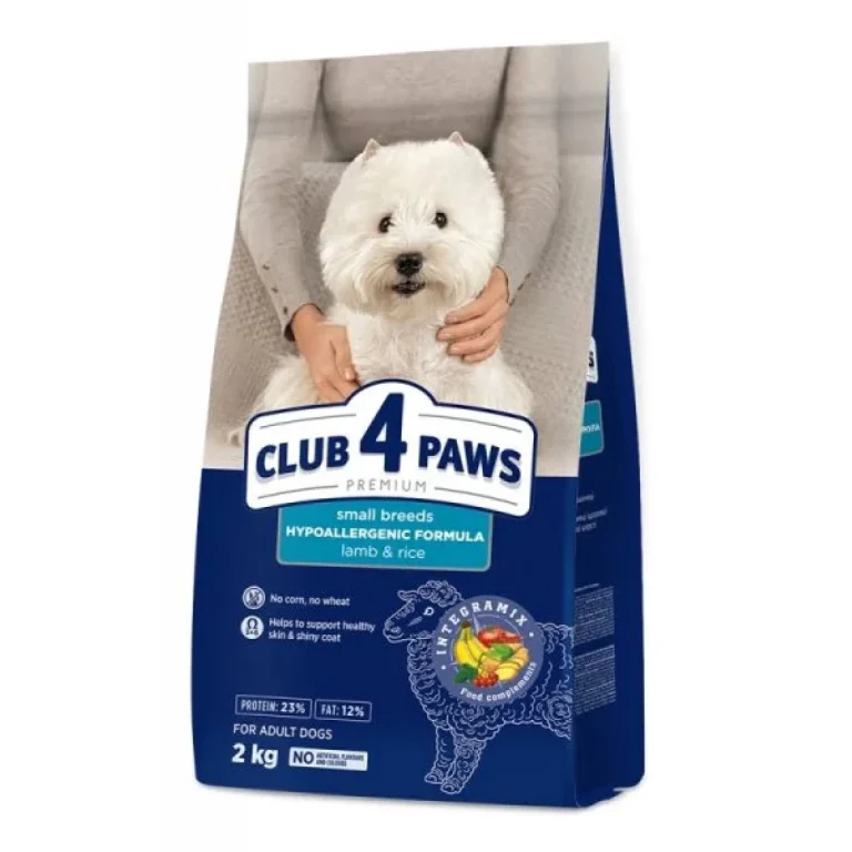 Club 4 Paws  Adult Small Breeds με Αρνί και Ρύζι    2kg