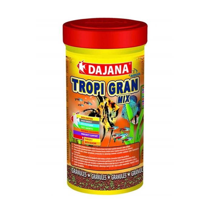Dajana Τροφή Ψαριών Tropical Granules mix 250ml